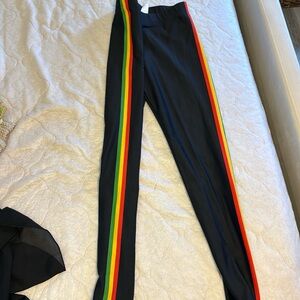 Medium Rasta stripe tights